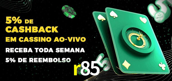 Promoções do cassino ao Vivo r85